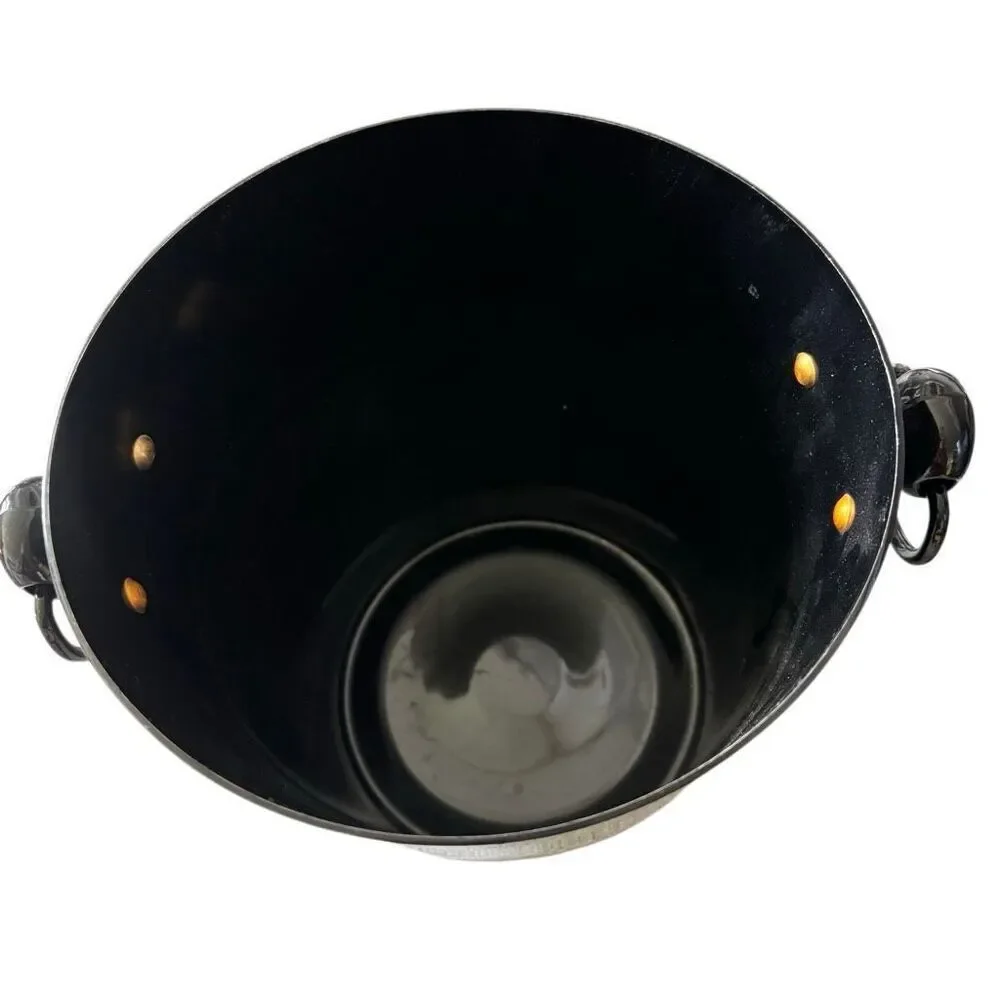 Mumm Guvee Napa Brut Prestige Black Metal Ice Bucket